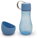 Beeztees draagbare drinkset Aventura blauw 850 ml