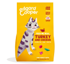 Edgard & Cooper kattenvoer Adult Kalkoen en Kip 2 kg