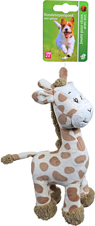 Giraffe met piep 20 cm