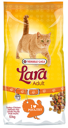 Lara kattenvoer Adult Kalkoen & Kip 10 kg