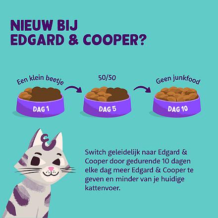 Edgard & Cooper kattenvoer Kitten Eend en Kip 325 gr