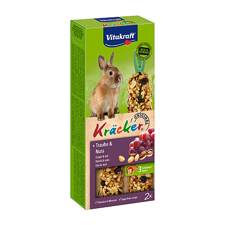 Vitakraft Kräcker Original konijn - druif en noot 2 st