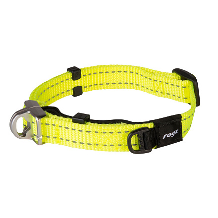 Rogz Halsband Utility Safety Geel