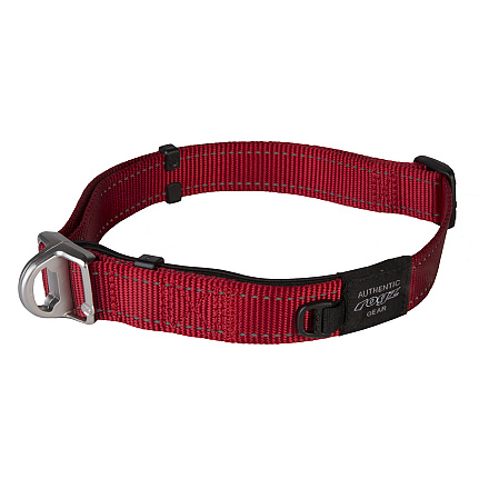 Rogz Halsband Utility Safety Rood