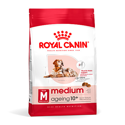 Royal Canin Hond Medium Ageing 10+<br> 15 Kg