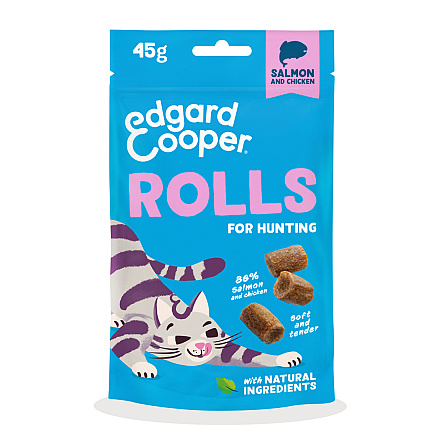 Edgard & Cooper Rolls Zalm & Kip 45 gr