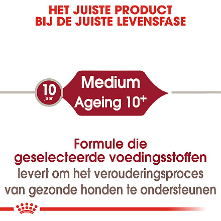 Royal Canin Hond Medium Ageing 10+<br> 15 Kg