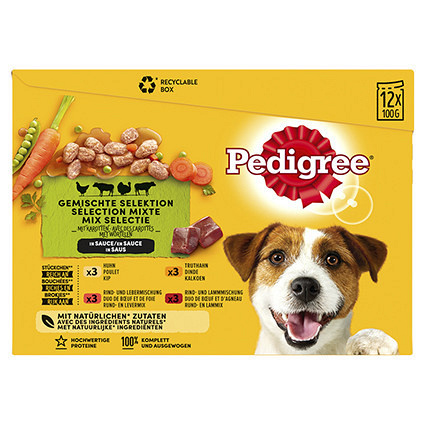 Pedigree hondenvoer Vital Protection in Saus 12 x 100 gr